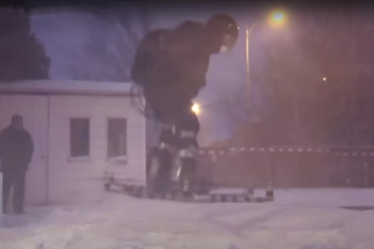 Omni Hoverboards' Prototype 1 flight testing. Omni Hoverboards' Prototype 1 flight testing.